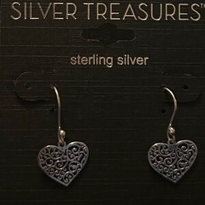 Filigree Heart Earrings